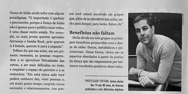 Aula de Dança de Salão no Estúdio André Toffani